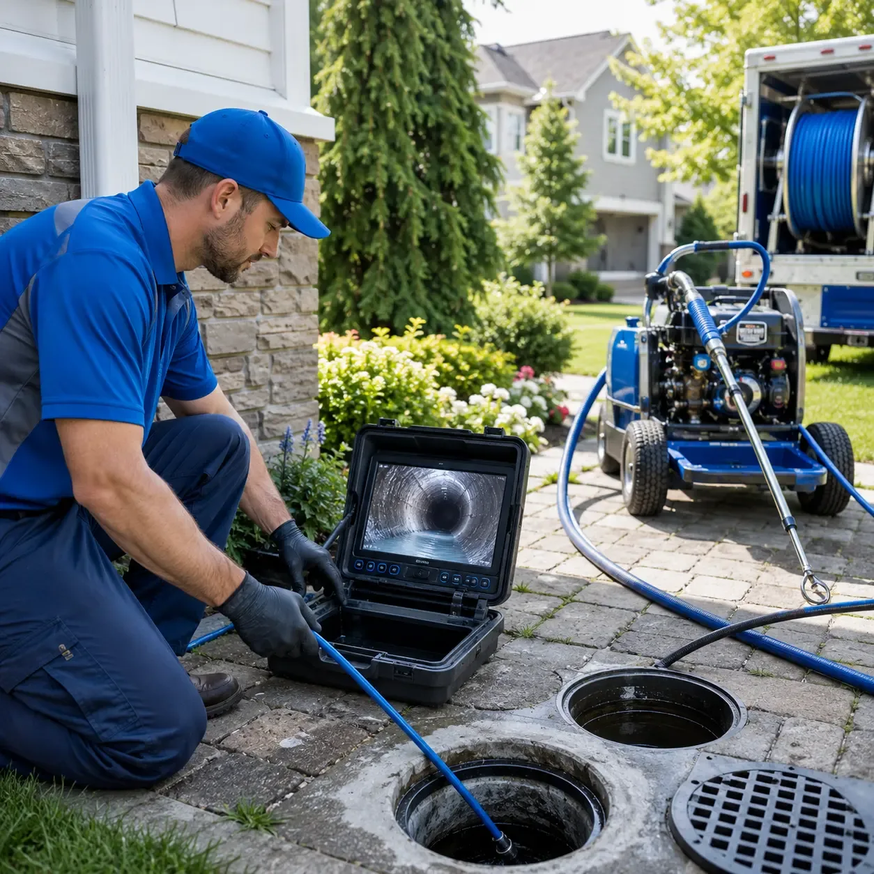 Outdoor drain cleaning professionals serving Rockford, IL